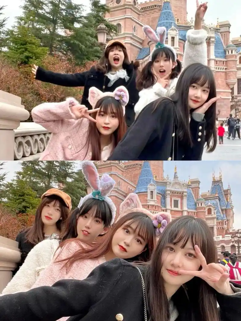 那必须拍点沙雕照片哈哈哈哈 16615歪头杀叠叠乐 26615四个人