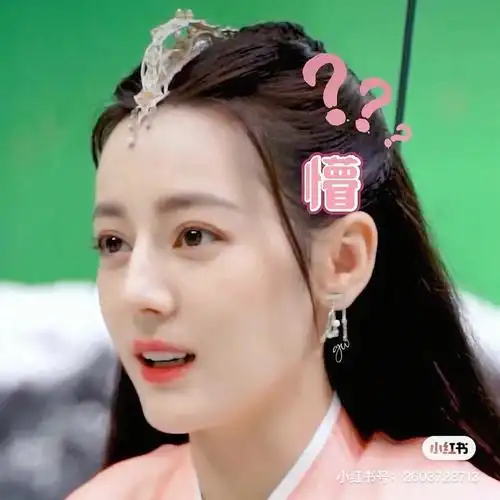 迪丽热巴表情包2来喽