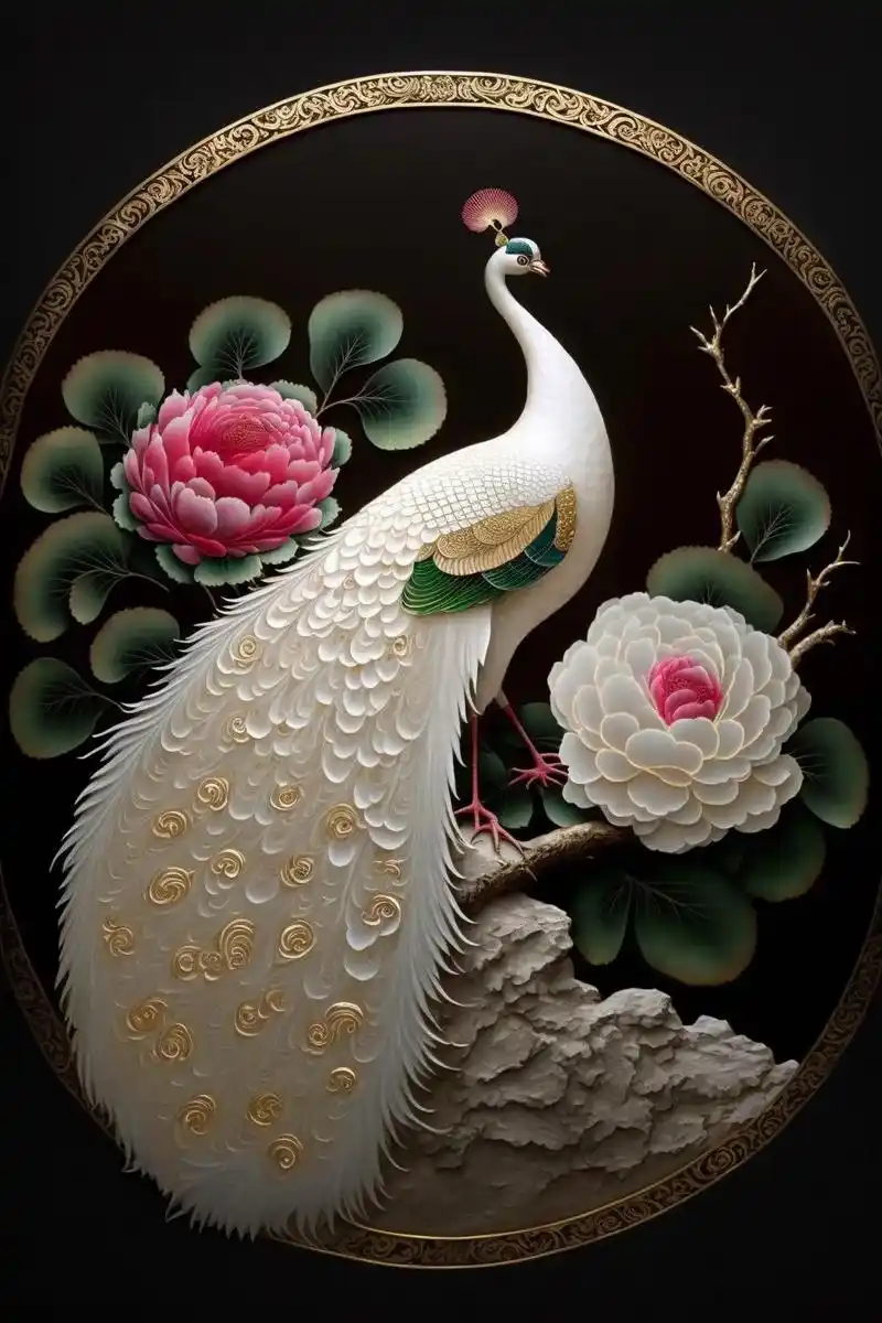 孔雀的寓意是吉祥如意,象征着机智,灵性,活泼,美丽,快乐的意 - 抖音