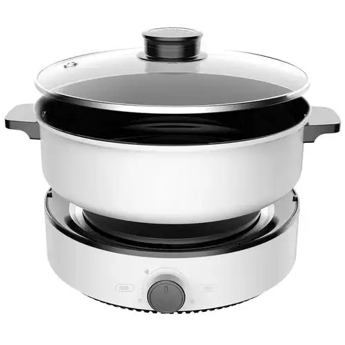 mc-dy26easy501 家用多功能大容量电火锅 煎烤机 电热锅 电炒锅 分体