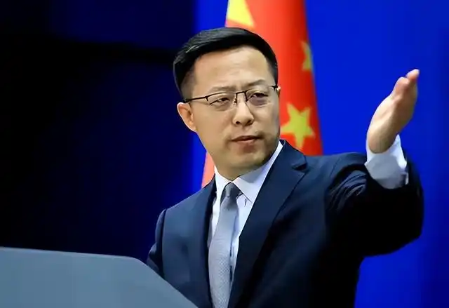 赵立坚资料图.图源:外交部