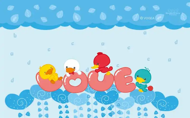 鸭嘴兽男孩宝贝系列插画