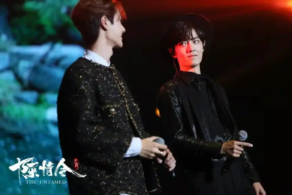 肖战王一博在南京举行演唱会为陈情令画上圆满的句号