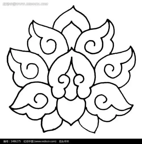 带小方格的对称图形简笔画