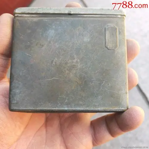 民国铜烟盒