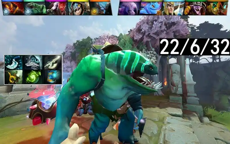 潮汐猎人 tidehunter 1号位潮汐猎人也可以很强 dota2_哔哩哔哩_bili