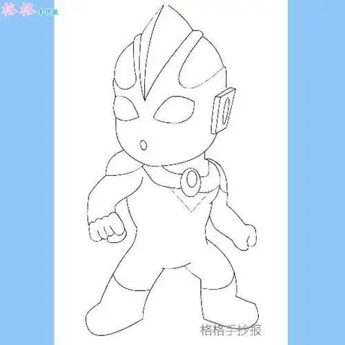 奥特曼简笔画100个奥特曼简笔画奥特曼简笔画儿童画初级课程4岁半以上