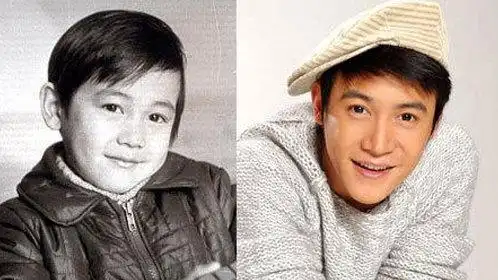 李晨晒范冰冰童年旧照骑摩托车霸气十足