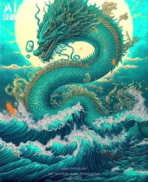 威武霸气的青龙