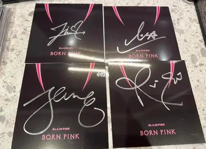 出blackpink单封美国首周签名版