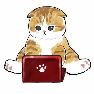 打工人猫咪形象二次元图片