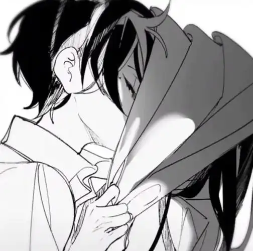 闺蜜情侣头像动漫高冷(黑白动漫情侣头像)(12)