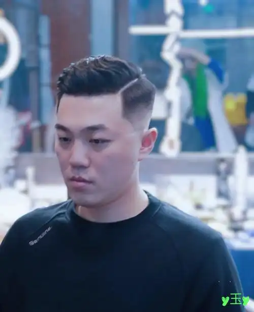 男士二八侧背油头