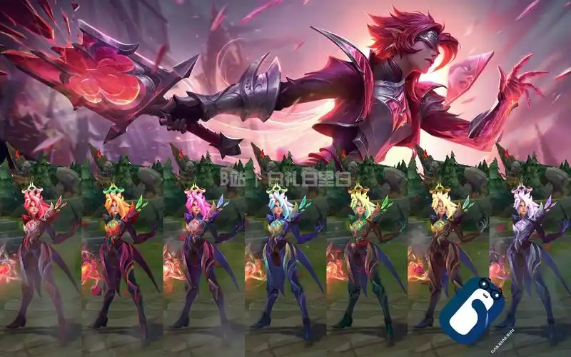 【英雄联盟】绝息圣堂 锐雯 t2皮肤/全炫彩 特效&3d展示