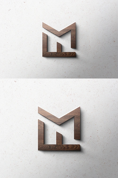 3d立体商标logo样机