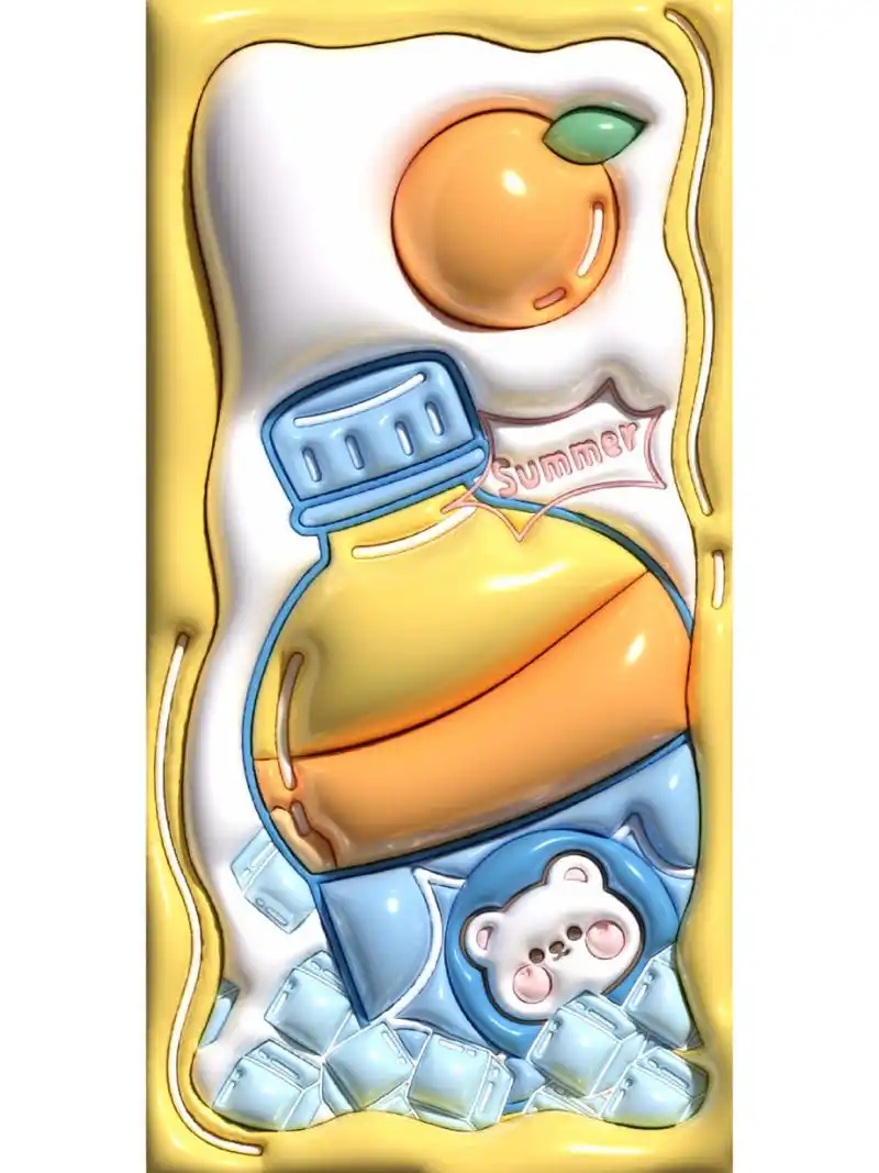 3d膨胀壁纸|夏日清凉壁纸来啦!