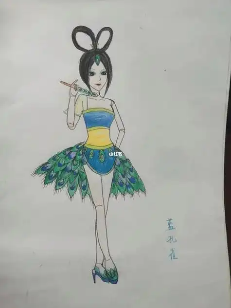 叶罗丽仙子简笔画