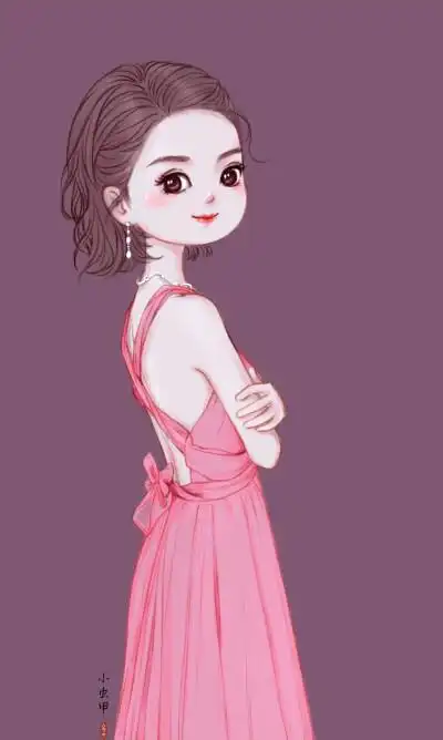 小虫甲作品 卡通赵丽颖