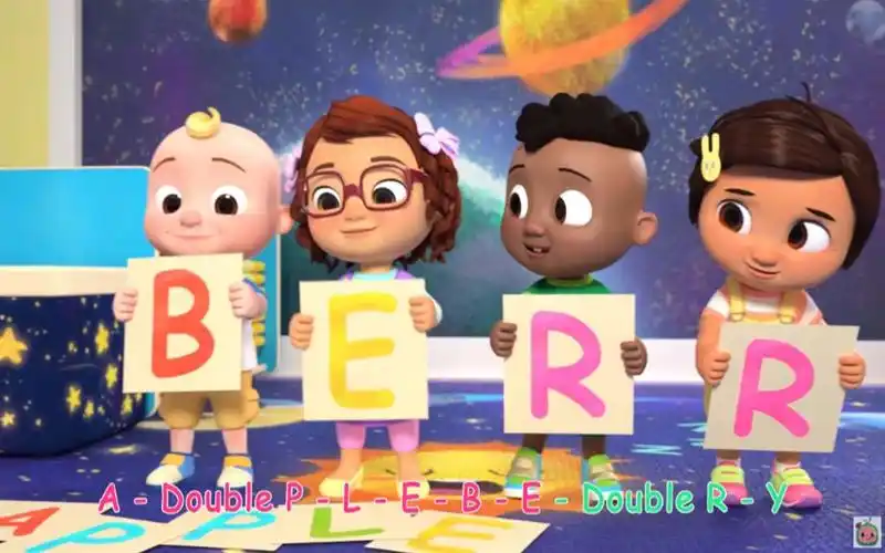 儿童学英语动画视频,双语启蒙,我的名字的歌曲,认识简单的字母