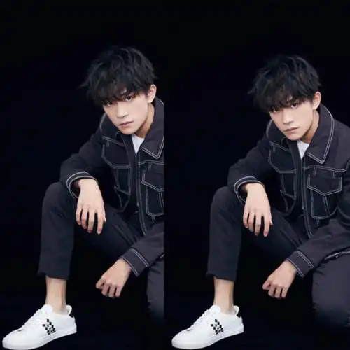 tfboys易烊千玺同款手绘原宿小白鞋透气休闲运动鞋学生板鞋男女潮