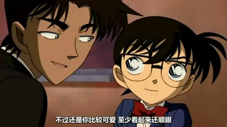 求几张柯南卖萌,撇嘴的图片,像这样表情的.