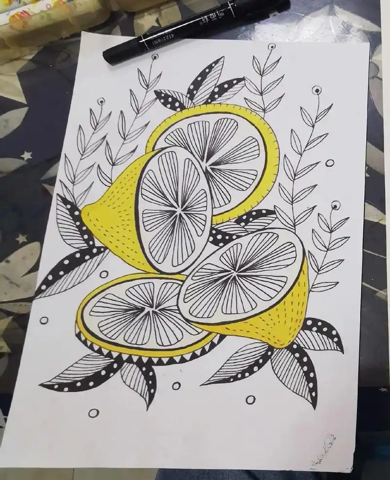 改画!初级线描～适合一年级小朋友绘画哦 - 抖音