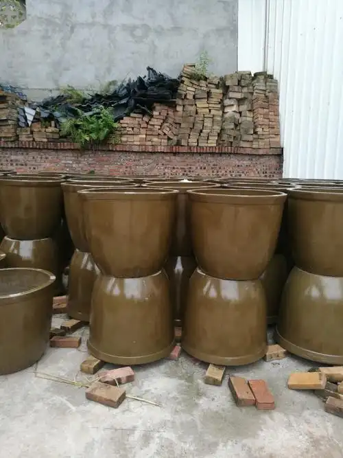 土陶酒坛300斤发酵缸晒缸水缸厂家直销陶瓷发酵缸陶瓷酒缸