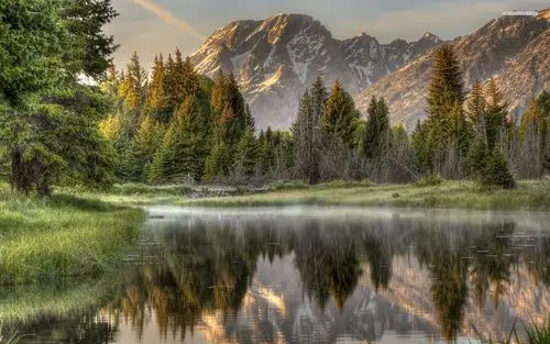 迷雾湖壁纸1920x1080分辨率下载,迷雾湖壁纸,高清图片,壁纸,自然风景