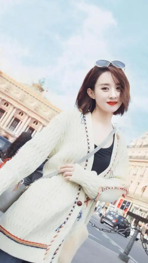 赵丽颖短发高清美腻图片