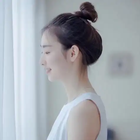 女头丸子头头像擦泪 女生头像图片大全 -【爱个性】