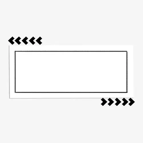 简约白色长方形边框对话框标题框素材免费下载_觅元素