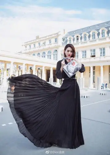 赵丽颖 迪奥手袋代言
