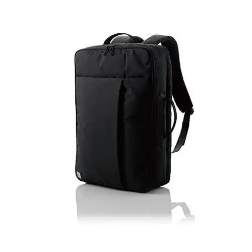 日本直邮elecom商务双肩电脑包两用黑色bmubtw01bk双肩包