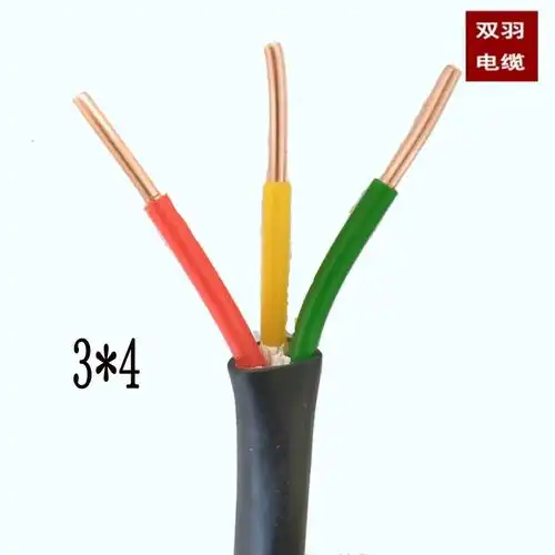 5 6 4平方三相电源线铜芯户外电缆线