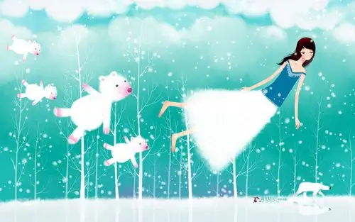 画儿晴天 唯美插画 壁纸插画 桌面插画 唯美壁纸 唯美浪漫小清新