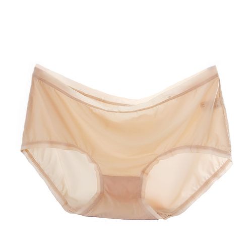 彩田内裤女士超薄冰丝无痕性感速干透气中高平角裤