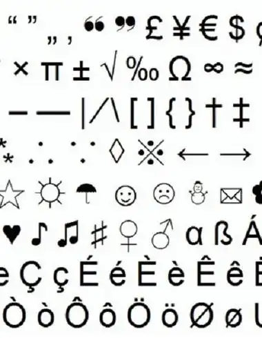 空格符号复制大全_特殊可爱符号表情大全_特殊符号大全复制