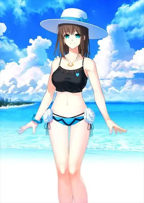 fgo四星泳装夏绿蒂全灵基立绘汇总 朴素又不失清纯的盾外女友