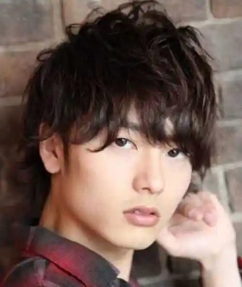 最具魅力气质的男生烟花烫发型