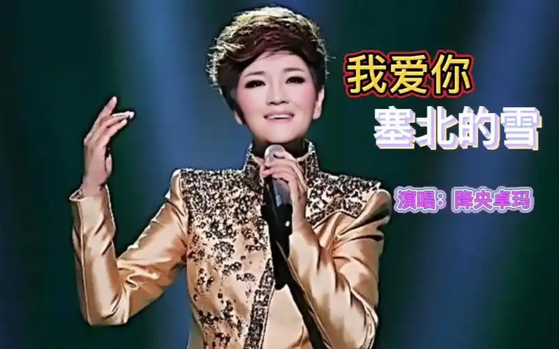 降央卓玛一首我爱你塞北的雪最美的女中音唱出最美的雪景