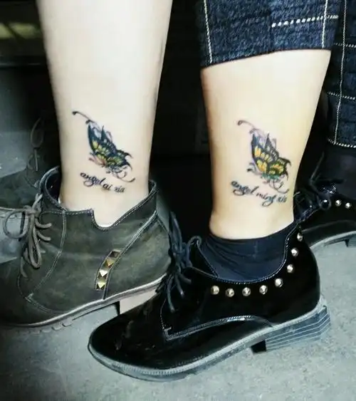 情侣_纹身图案手稿图片_刘莉的纹身作品集