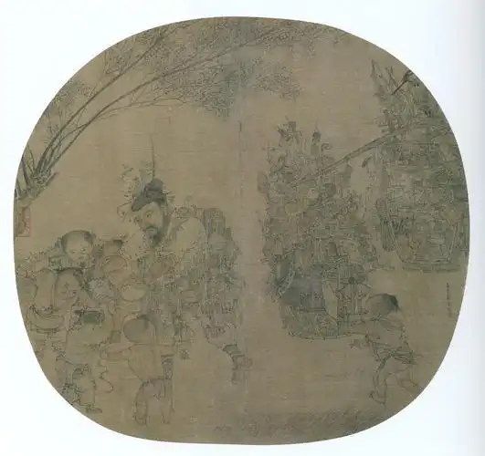 南宋·李嵩 《货郎图》 克利夫兰艺术博物馆藏