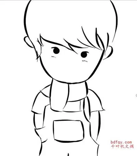 周杰伦卡通简笔画