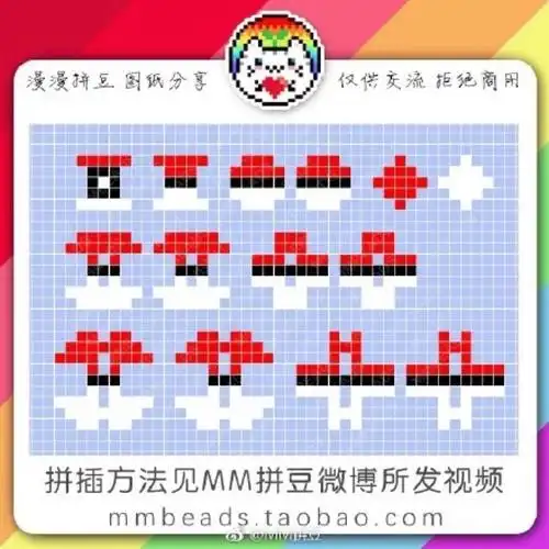 拼豆立体图纸47 - 堆糖,美图壁纸兴趣社区