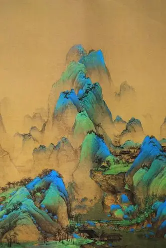 一眼千里,一眼千年,只为等你,千里江山 写美篇《千里江山图》原图使用