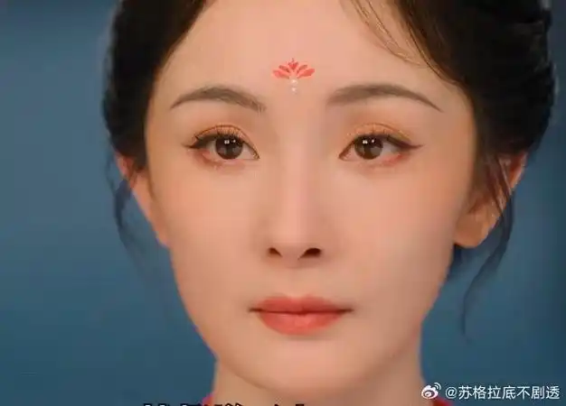 杨幂华为标##杨幂华为标花钿妆##狐妖小红娘月红篇