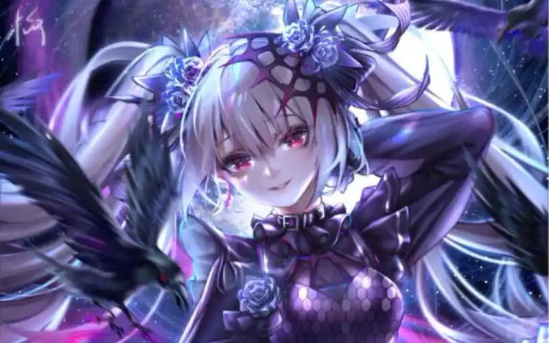 谁会拒绝一个白毛双马尾呢?