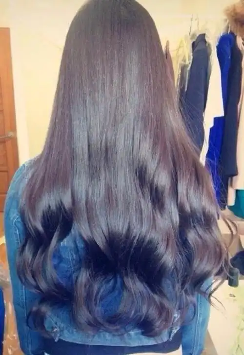 美美长发 女头 背影