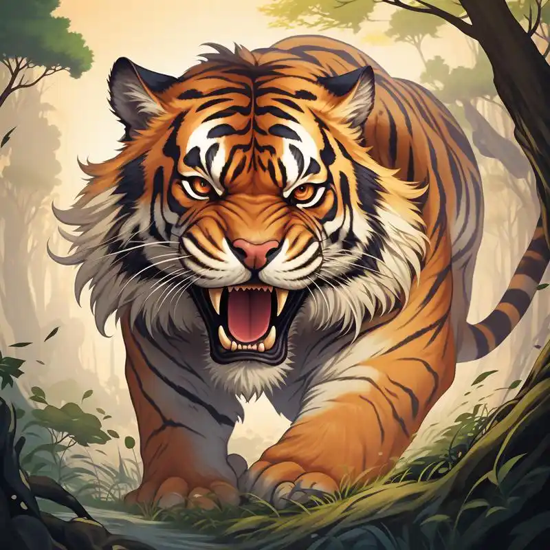 属虎头像,快来领取你的专属微信头像91 超级好看的属虎微信头像来啦