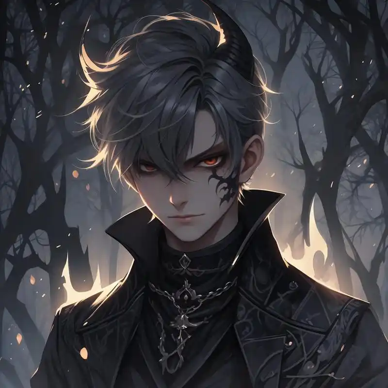 94冷酷帅气的恶魔男生头像97